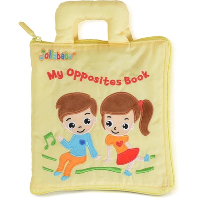 Jollybaby Мека книжка-чанта My opposites book 8254 (111092)