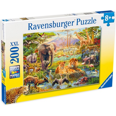 Ravensburger Пъзел Ravensburger от 200 XXL части - Животни от Саваната (12891)