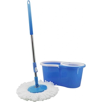 Sapir Въртящ се моп sapir sp 1120 bm1, 2 микрофибърни глави, Центрофуга, Стоманена дръжка, Син (1120100072)