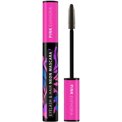 Dermacol Neon Pink Euphoria neónová maskara na oči a vlasy 9 ml