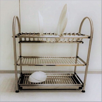 InterCeramic Поставка за сушене icka 480f - тройна, неръждаема стомана, гланц (h1) (icka 480f)