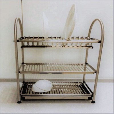 InterCeramic Поставка за сушене icka 480f - тройна, неръждаема стомана, гланц (h1) (icka 480f)