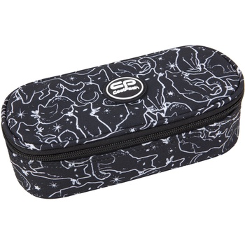 COOLPACK Елипсовиден ученически несесер Cool Pack Campus - Black Cats (F062894)