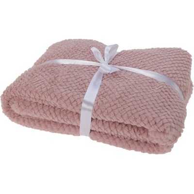 Homestyling Deka fleece starorůžová 130x160