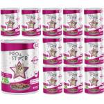 HERMOS Prostar Jelly Kitten Food with Beef - Пълоценна храна за подрастващи котки, консерва с говеждо в желе 400 гр х 12 броя в стек, Турция