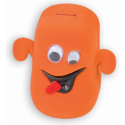 S4U Semišová dárková krabička strašidýko oranžové KR0057-OR