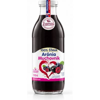 Zamio 100% ovocná šťava Arónia Muchovník 500 ml