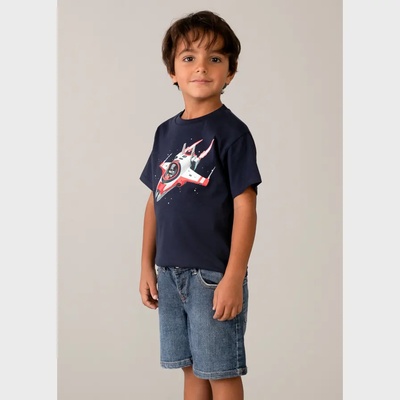 Mayoral Бермуди дънкови 5 джоба basic Избелял деним за мини момче Mayoral