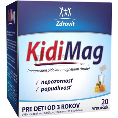 Zdrovit KidiMag vrecúška 20 ks