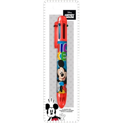 KIDS Химикалка 6 цвята mickey (mk30015)