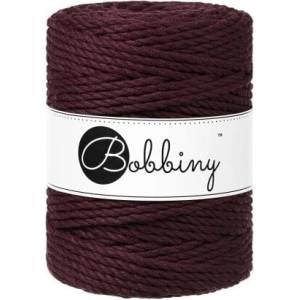 Bobbiny 3PLY Macramé Rope 5 mm 100 m Burgundy юта (TX-E079)