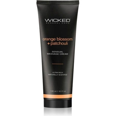 Wicked Sensual massage cream masážní krém Orange Blossom + Patchouli 120 ml