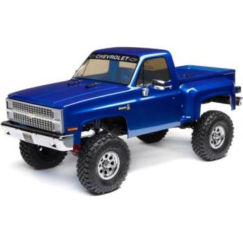 Axial SCX10 III Base Camp 1: 10 4WD Chevy K10 1982 RTR синьо
