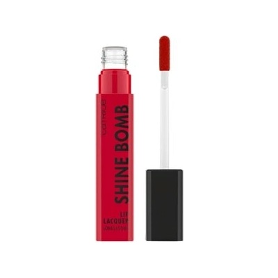Catrice Shine Bomb Lip Lacquer Rtěnka tmavě červená 3 ml