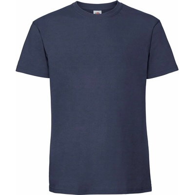 Fruit of the Loom ICONIC 195 T pánské tričko z těžké bavlny námořní modrá