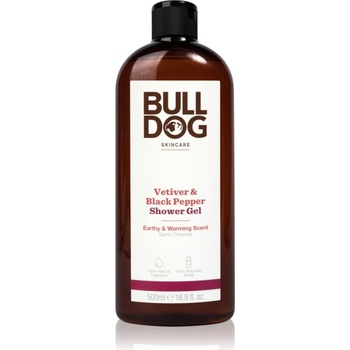 BULLDOG Vetiver and Black Pepper душ-гел за мъже 500ml