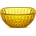 Guzzini Купа Vanity 21 см жълта (129721TE281)