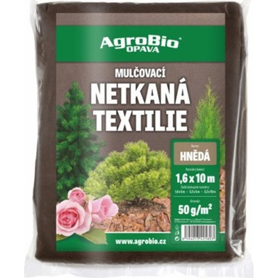 AgroBioOpava netkaná textília Profi 50 g/m2 1,6 x 10 m hnedá