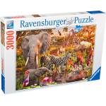 Ravensburger Пъзел Ravensburger от 3000 части - Дивият живот в Африка (17037)