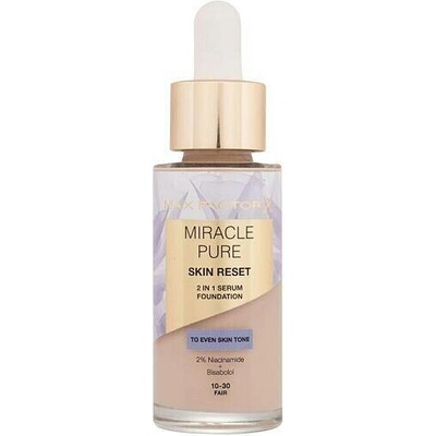 Makeup Max Factor Miracle Pure Skin Reset 2in1 Serum Foundation 10-30 Fair 30 ml