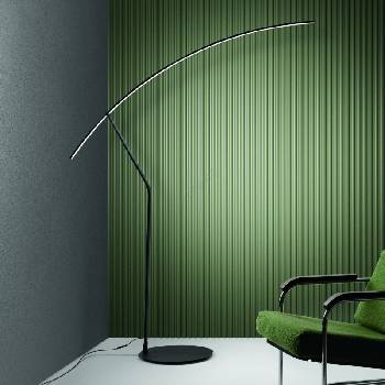 Ondaluce - димируема LED подова лампа FOLAGA LED/30W/230V черна (OND0030)