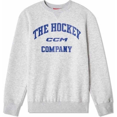CCM mikina Athleisure Fleece Crewneck YTH šedá
