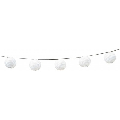 BAUHAUS LED světelný řetěz lampiony, 3,8 m SLJ 1026 (WH)