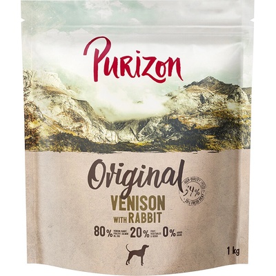 Purizon Adult 80:20:0 zvěřina s králíkem bez obilovin 4 x 1 kg