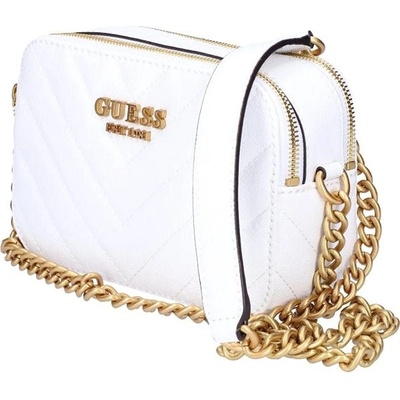 Guess Jania 4G Logo Mini crossbody kabelka Bílá