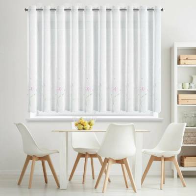 EUROFIRANY ZÁCLONA NA PÚTKACH INESA 350X120 CM KVETY