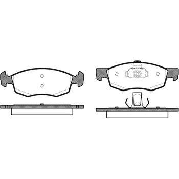 Sada brzdových platničiek kotúčovej brzdy REMSA 0172.30