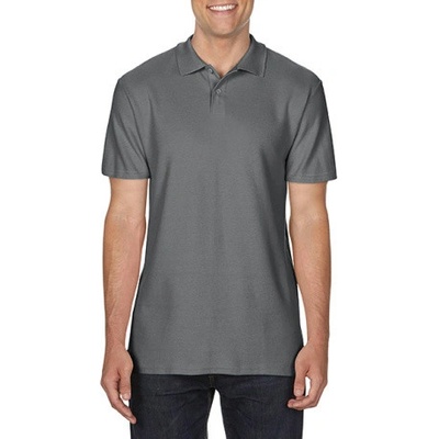 Gildan pánská polokošile G64800 Charcoal Solid