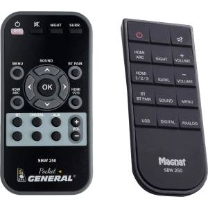 GENERAL Magnat sbw 250 - дистанционно управление дубликат (sbw 250) Дистанционно