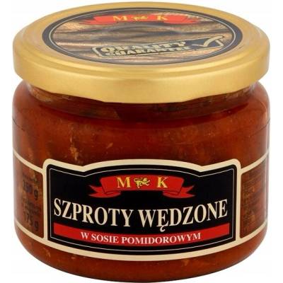 MK Údené šproty v paradajkovej omáčke 250 g