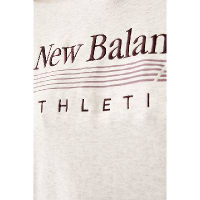 New Balance суичър с качулка дамски с памук (WT6288NOLIT)