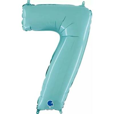 Grabo Balónek fóliový číslice 7 Tiffany 105 cm