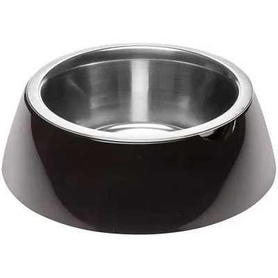 Ferplast Jolie Small - Метална купа за храна и вода за кучета и котки, 0, 5л. черна