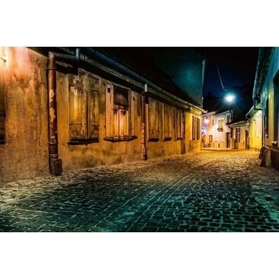 Dimex MS-5-0729 Vliesová fototapeta Stará ulice v Sibiu rozměry 375 x 250 cm