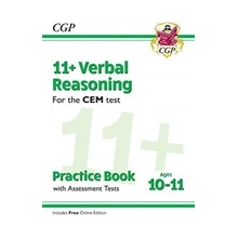 New 11+ CEM Verbal Reasoning Practice Book & Assessment Tests - Ages 10-11 (with Online Edition) (CGP Books)(Paperback / softback)