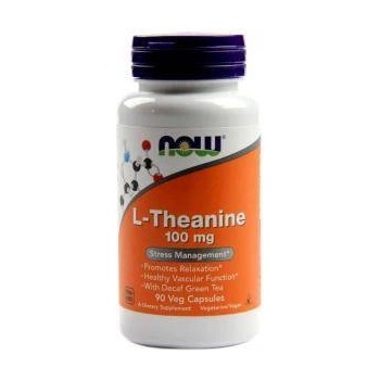 NOW Теанин 100 мг. - Theanine - 90 капсули - NOW FOODS, NF0145
