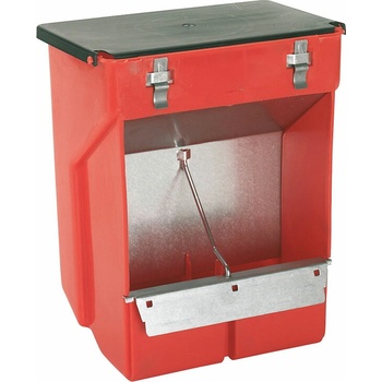 Kerbl 74105 závesné krmítko pre králiky kapacita 3,5 l 2 oddiely pozinkované