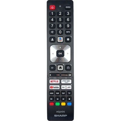Sharp aquos shw/rmc/0147n, b50gl4260e - оригинален дистанционен контрол с гласово управление (aquos shw/rmc/0147n, b50gl4260e)
