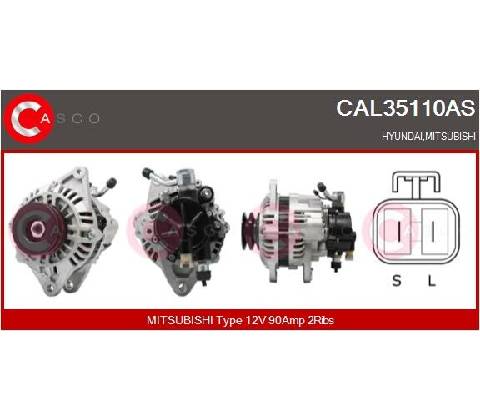 Alternátor CASCO CAL35110AS