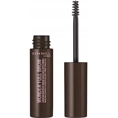 Rimmel London Wonder Full Brow voděodolná dlouhotrvající řasenka na obočí 003 Dark 4,5 ml