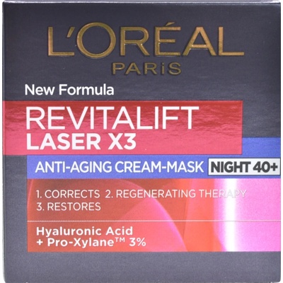 L'Oréal Revitalift Laser X3 Anti-aging Night Cream Mask 50 ml