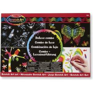 Melissa & Doug - Творчески комплект - Скреч арт - 4 х 4