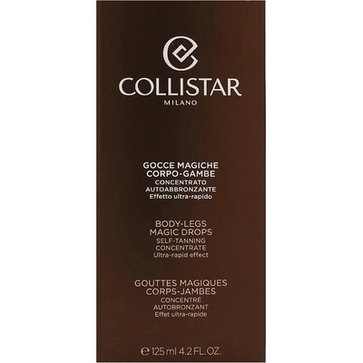 Collistar Tan Without Sunshine Body Legs Magic Drops Self Tanning samoopalovací tělový koncentrát 125 ml
