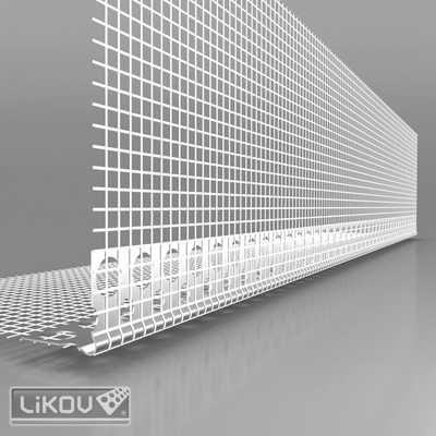 LIKOV Lišta rohová LK AL so sieťkou VERTEX na ochranu rohov a hrán 100 x 100 mm