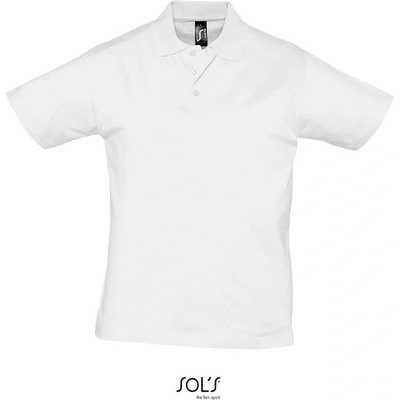 Sol's Prescott Men pánske polo tričko biele