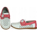 Baleríny prelamované krásne dievčenské tričká na suchý zips 6569